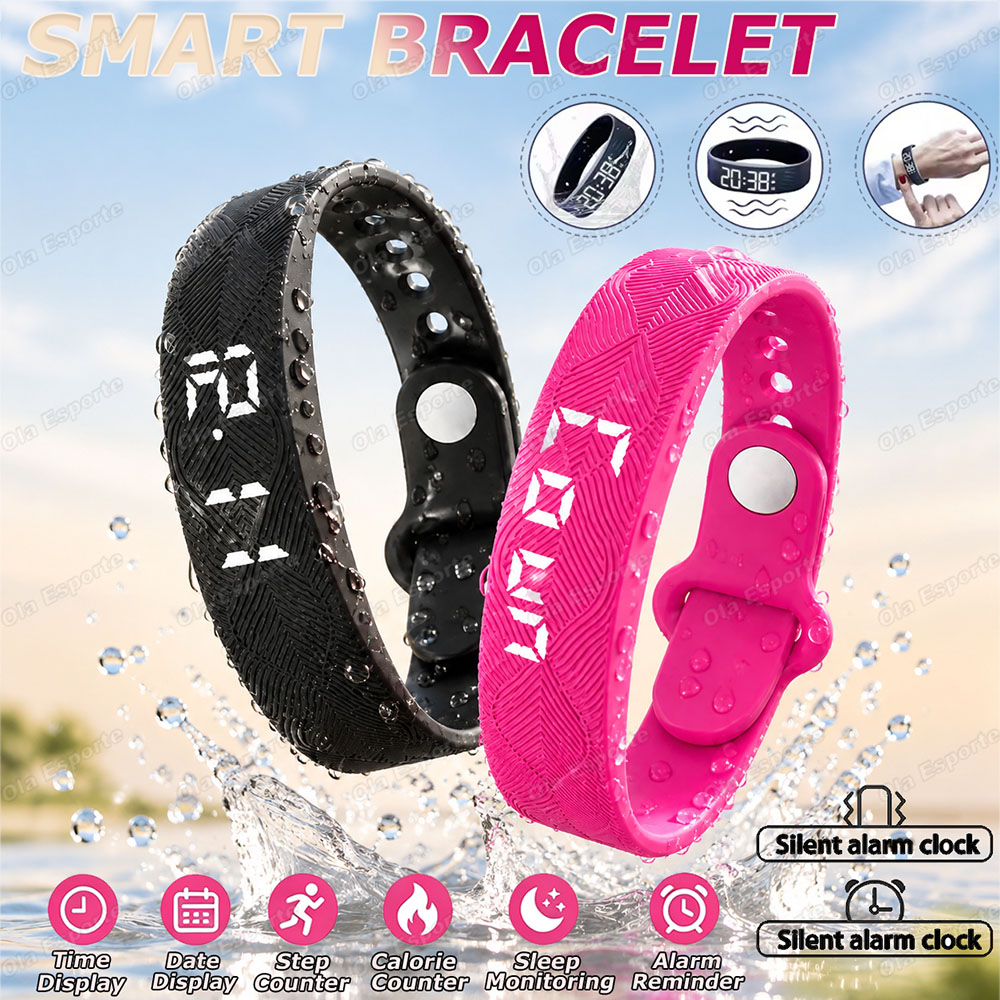 Health Wellness Bracelet - LED Digital Smart Watch Waterproof Smart
