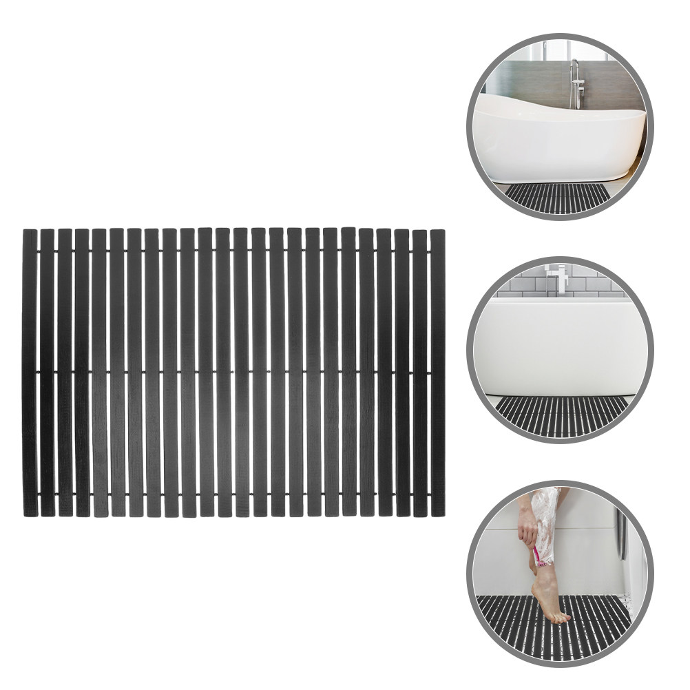 Bamboo Bath Mat - Non Slip Bamboo Bath Mat for