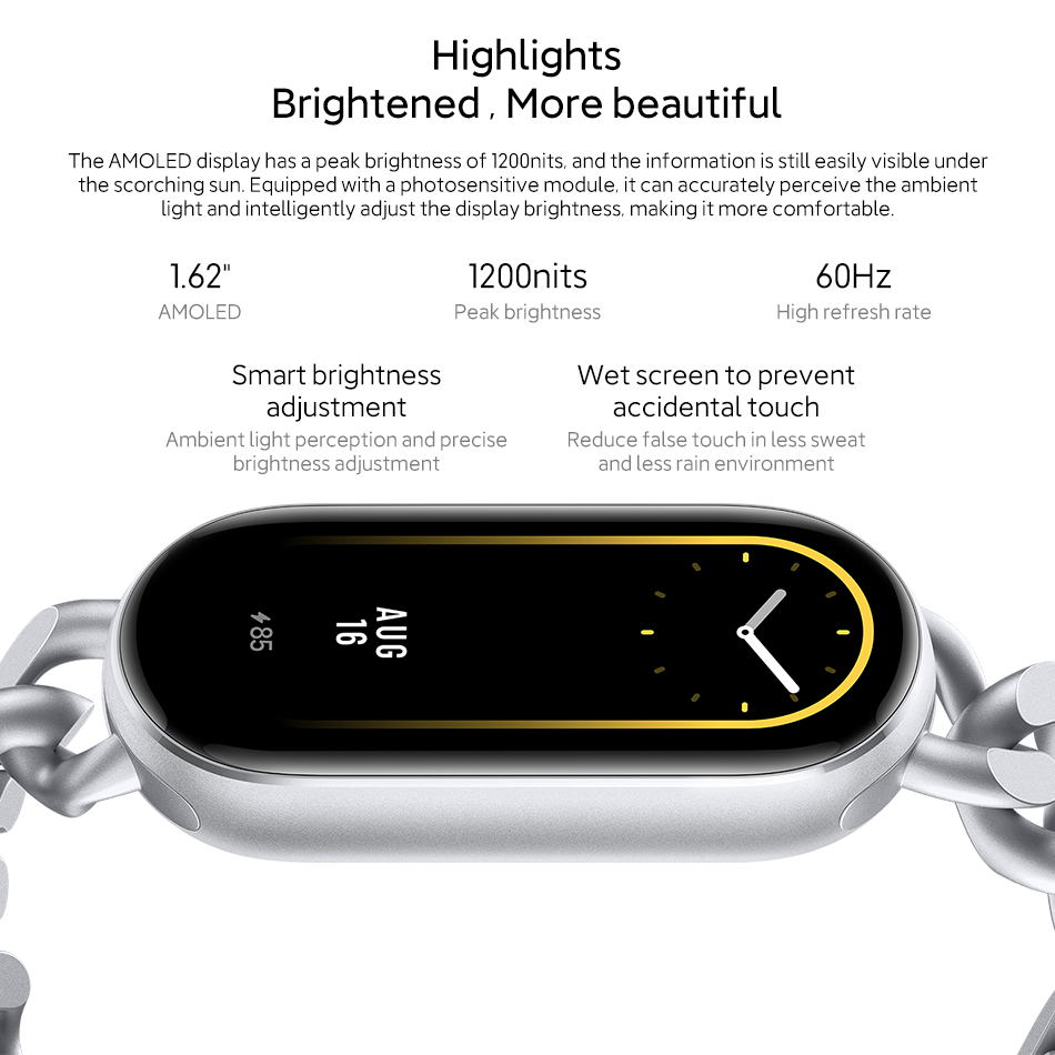 Xiaomi Mi Band 9 AMOLED Screen - Health Wellness Bracelet 评论和价格
