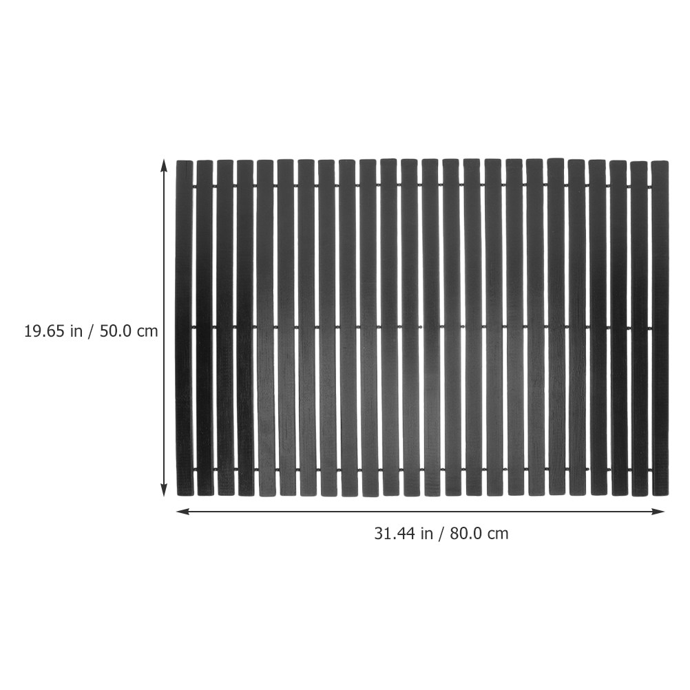 Non Slip Bamboo Bath Mat for S - Bamboo Bath Mat 评论和价格