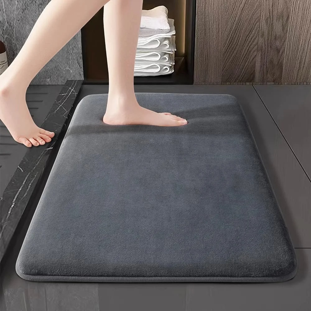 Absorbent Floor Mat Non Slip B - Bamboo Bath Mat 评论和价格