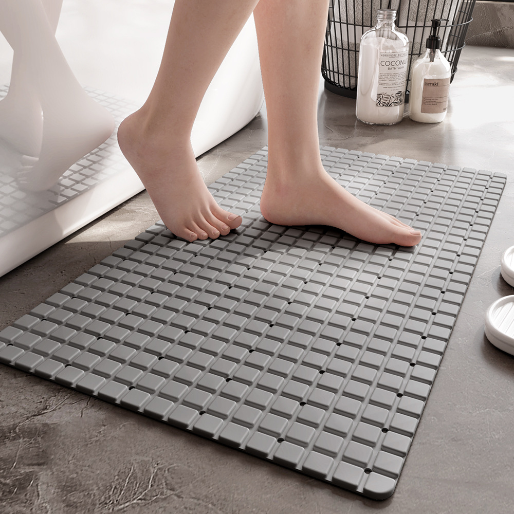 1pc PVC Non-Slip Bath Mat with - Bamboo Bath Mat 评论和价格