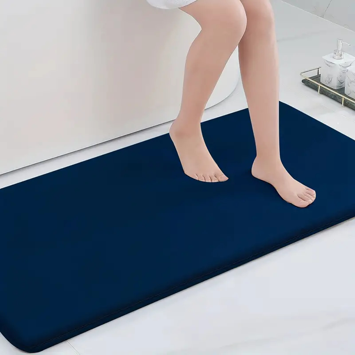 large-sized bathroom anti-skid - Bamboo Bath Mat 评论和价格