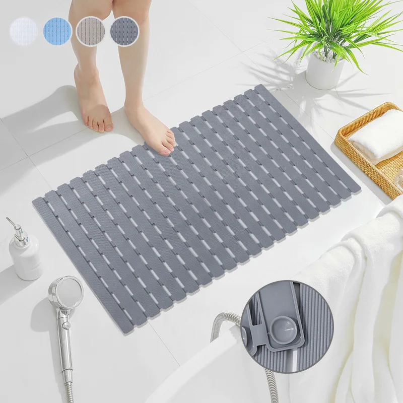 1pc Bathtub Mat Non Slip, Show - Bamboo Bath Mat 评论和价格